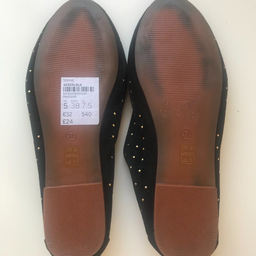 Topshop Sophie Studded Flats - Picture 6 of 13